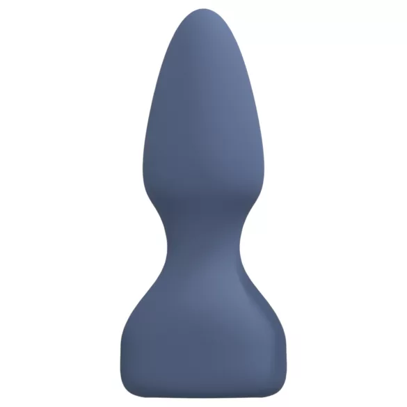 Loveline - vibrators ar maināmiem uzgaļiem (zils‑pelēks)