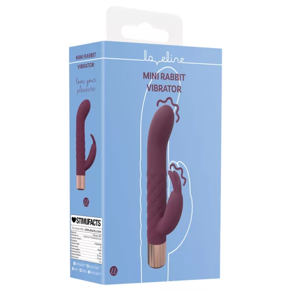 Loveline - mini vibratoru zaķītis (sarkans)