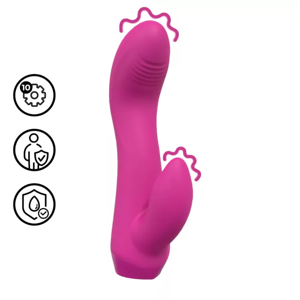 Loveline - izliekts trusīša mini vibrators (rozā)