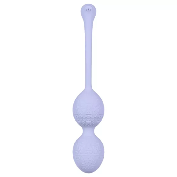 Loveline - vibrācijas kegel bumbiņas duets violets