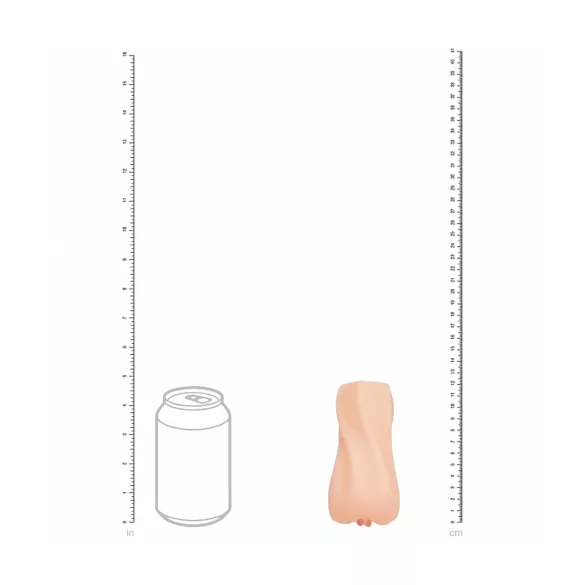 XKIN Cutie Darla - realistisks mākslīgais vaginālais masturbators (dabīgs)