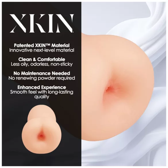 XKIN - reālistisks mākslīgais dibena masturbators - M (dabisks)