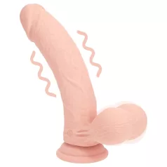   RealRock - dubultas blīvuma realistisks vibrators (ķermeņa krāsas) - 20 cm