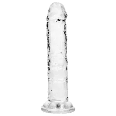   RealRock - dzīvībai līdzīgs dildo ar piesūcekni (caurspīdīgs) - 12,7 cm