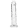 RealRock - dzīvībai līdzīgs dildo ar piesūcekni (caurspīdīgs) - 12,7 cm