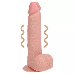 RealRock - vibrators ar piesūcekni naturāls 18cm