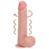 RealRock - rotējošs vibrators (dabīgs, 20,5 cm)