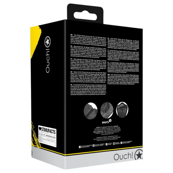 Ouch! - roku saslēdzējs mugurai melns