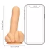 S-Line - vidējā pirksta dildo (dabīgs)