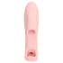 Loveline - pirkstu vibrators ar rievām rozā