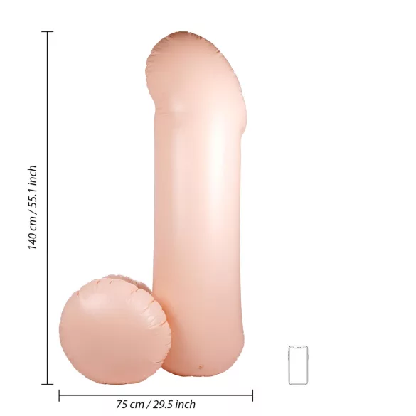 S-Line - Blow Me Up - piepūšamā daikta balons (140 cm)