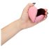 Loveline sirdspukstu vibrators - akumulatora klitora stimulators (rozā)