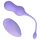 Loveline - bezvadu vibrējošs geišas bumbiņa (violeta)