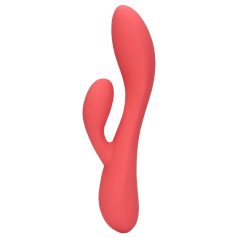   Loveline - uzlādējams ūdensizturīgs vibrators ar klitora stimulatoru rozā