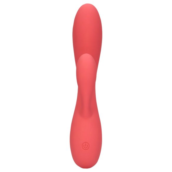 Loveline - uzlādējams ūdensizturīgs vibrators ar klitora stimulatoru rozā