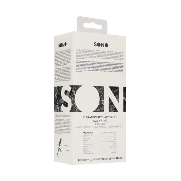 No.88 - vibrējošs erekcijas gredzens melns