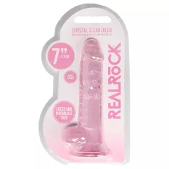 RealRock - dzidrs reālistisks dildo rozā 17 cm