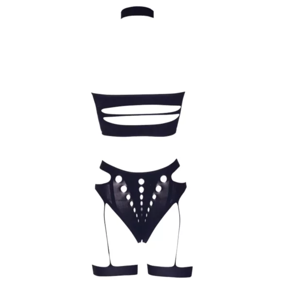 Le Désir plus size sieviešu apakšveļas komplekts, melns, XL-4XL