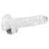 REALROCK – caurspīdīgs reālistisks dildo – caurspīdīgs (17 cm)