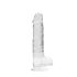 REALROCK - caurspīdīgs reālistisks dildo - 19 cm