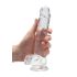 REALROCK - caurspīdīgs reālistisks dildo - 19 cm