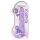 RealRock - caurspīdīgs reālistisks dildo lila 22cm
