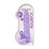REALROCK - caurspīdīgs reālistisks dildo - violets (22 cm)