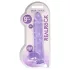 RealRock - caurspīdīgs reālistisks dildo lila 22cm