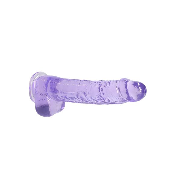 RealRock - caurspīdīgs reālistisks dildo lila 22cm