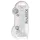 RealRock - caurspīdīgs reālistisks dildo (caurspīdīgs, 22 cm)