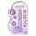 REALROCK - caurspīdīgs reālistisks dildo - violets (15 cm)