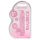 REALROCK - caurspīdīgs dabīgs dildo - rozā (15 cm)