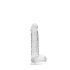 RealRock - caurspīdīgs realistisks dildo 15cm