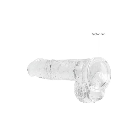 RealRock - caurspīdīgs realistisks dildo 15cm