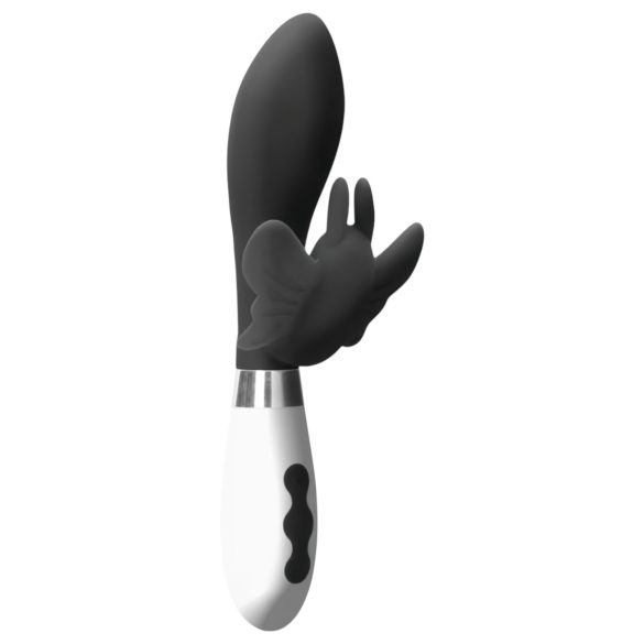 Alexios - tauriņa formas klitora vibrators (melns)