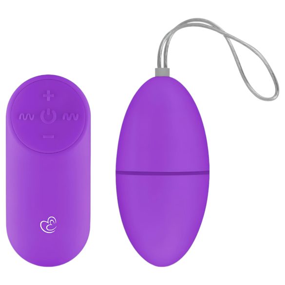 Easytoys - vibrējošā olīte ar 7 režīmiem un tālvadību, violeta