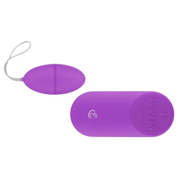 Easytoys - vibrējošā olīte ar 7 režīmiem un tālvadību, violeta