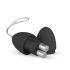 Easytoys - 7 ritmu radio vibrācijas ola (melna)