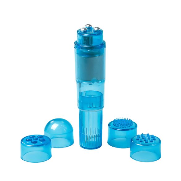 Easytoys Kabatas Raķete - vibrators komplekts - zils (5 daļas)