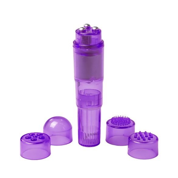 Easytoys Pocket Rocket - Violeta Vibratoru Komplekts (5 Daļas)