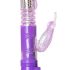 Easytoys Butterfly - rotējošs vibrators ar stumjošu funkciju, violets