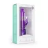 Easytoys vibrators ar rotējošām bumbiņām un klitora stimulatoru violets