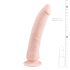 Easytoys - silikona dildo ar piesūcekni 21cm naturāls