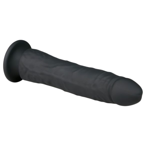 Easytoys - silikona dildo ar piesūcekni 21cm melns