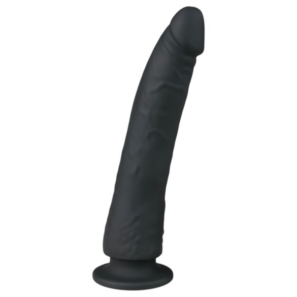 Easytoys - silikona dildo ar piesūcekni 21cm melns