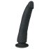 Easytoys - silikona dildo ar piesūcekni 21cm melns