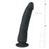 Easytoys - silikona dildo ar piesūcekni 21cm melns