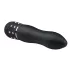 Easytoys mini vibrators ar dimantiem izliekts melns