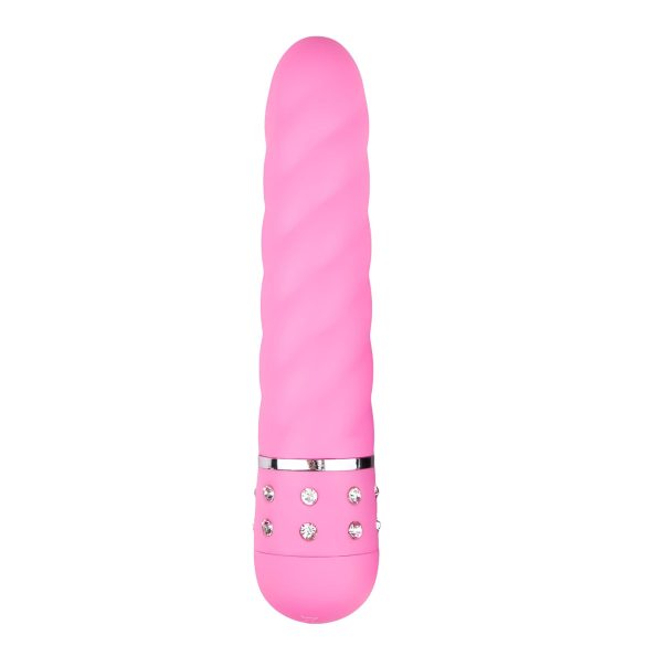 Easytoys Diamond - spirālveida vibrators (rozā)