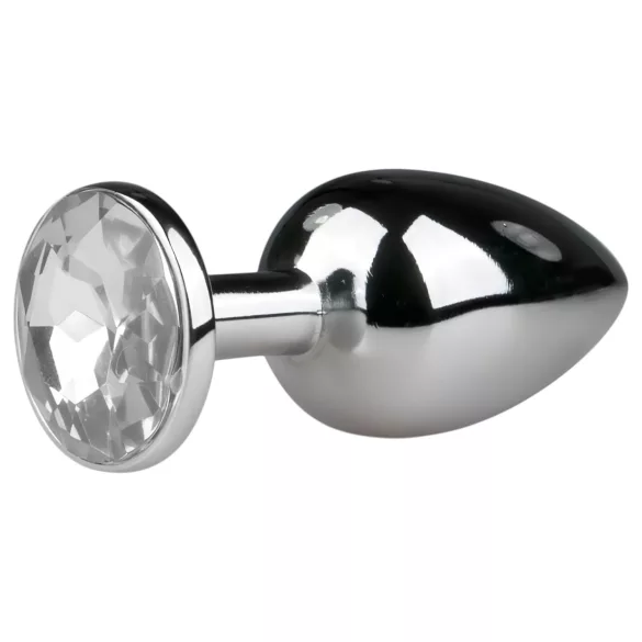 EasyToys - metāla anālais spraudnis (sudraba‑balts)